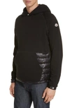 MONCLER MAGLIA QUILTED & KNIT HOODIE,D2091820080080985