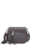 MARC JACOBS SMALL RECRUIT NOMAD PEBBLED LEATHER CROSSBODY BAG - GREY,M0008137