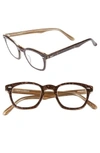 CORINNE MCCORMACK 'ANNIE' 46MM READING GLASSES - BROWN,1015334-150.CMC