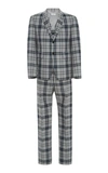 THOM BROWNE EXCLUSIVE TARTAN WOOL-BLEND THREE-PIECE SUIT,MSC003A-03560