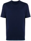 VISVIM VISVIM ROUND NECK T-SHIRT - BLUE