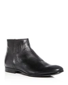 KENNETH COLE MEN'S MIX LEATHER ZIP BOOTS,KMF8043TB