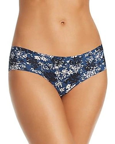Calvin Klein Invisibles Hipster Briefs In Simple Floral/ Lyria Blue