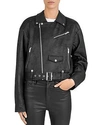 THE KOOPLES FLEECE MOTO JACKET,FSWE17023S