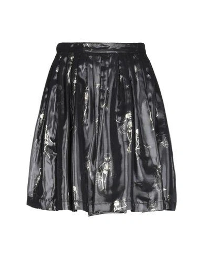 Moschino Knee Length Skirts In Black