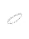 KC DESIGNS 14K White Gold & Baguette Diamond Ring,0400099239864