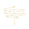 Auree Jewellery Sofia 18ct Yellow Gold Vermeil & Cubic Zirconia 18" Necklace