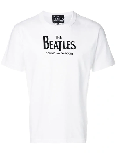 Comme Des Garçons The Beatles X  The Beatles X 印花t恤 - 白色 In White