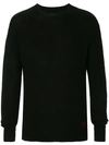 RTA CASHMERE SLOGAN EMBROIDERED JUMPER