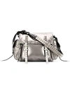 PRADA PRADA STUDDED SHOULDER BAG - GREY