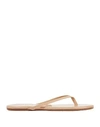 Tkees Foundations Flip Flops In Beige