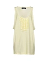 DSQUARED2 DSQUARED2 WOMAN TANK TOP LIGHT YELLOW SIZE S COTTON,12223286AA 3