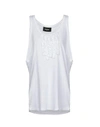 DSQUARED2 DSQUARED2 WOMAN TANK TOP WHITE SIZE S COTTON,12223286BE 6