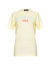 Dsquared2 T-shirts In Yellow