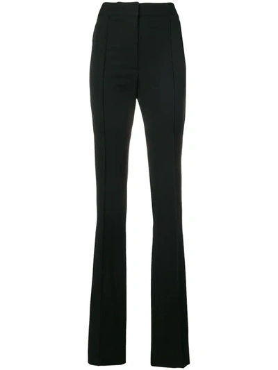 Stella Mccartney High-waisted Straight-leg Trousers In Black