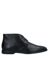 A.TESTONI A. TESTONI MAN ANKLE BOOTS BLACK SIZE 13 CALFSKIN,11543152JE 5