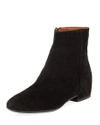 Aquatalia Ulyssa Waterproof Suede Ankle Boots With Hidden Wedge In Black