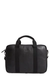 TED BAKER IMPORTA LEATHER DOCUMENT BAG - BLACK,XC8M-XB54-IMPORTA