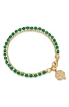 ASTLEY CLARKE GREEN ONYX CLOVER BRACELET,41031YGEB