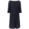 EMPORIO ARMANI NAVY RUCHED DRESS