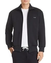 Comme Des Garçons Play Heart Applique Track Jacket In Black