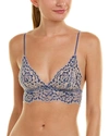 Cosabella Pret Longline Triangle Bralette In Blue