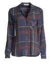 BELLA DAHL Plaid Button Down Shirt