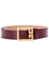 GIVENCHY GIVENCHY DOUBLE G BUCKLE BELT - PINK