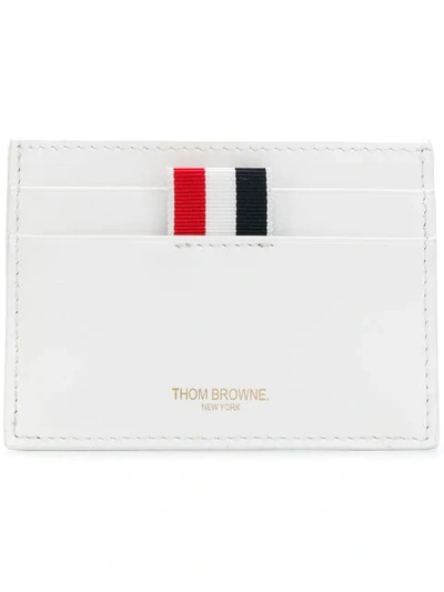 Thom Browne Double Sided Cardholder - White