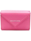 Balenciaga Paper Mini Wallet In Pink