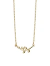 SAKS FIFTH AVENUE 14K Yellow Gold Branch Pendant Necklace,0400099253625