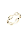 KC DESIGNS 14K Yellow Gold & Diamond Link Ring,0400099239932