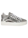 DSQUARED2 SEQUINED PLATFORM SNEAKERS,10684085