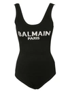 BALMAIN LOGO BODYSUIT TOP,10684153