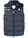 MONCLER MONCLER DENEB DOWN GILET - BLUE