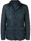 ETRO ETRO PRINTED QUILTED JACKET - BLUE