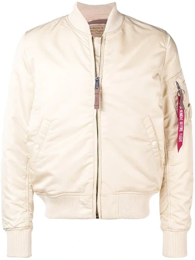 Alpha Industries Classic Bomber Jacket In Neutrals