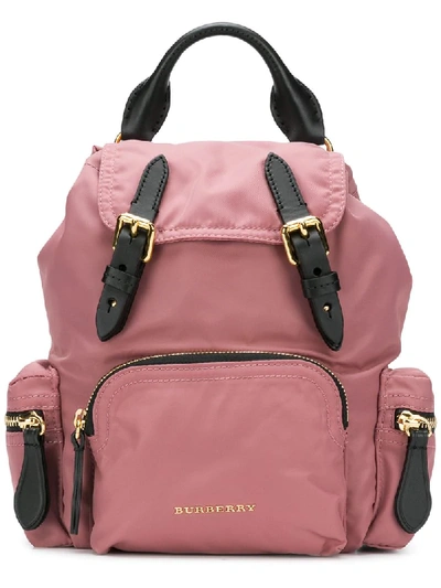 Burberry 小号背包 In Pink & Purple