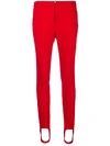 Moncler Grenoble Skinny Stretch Trousers - Red In Red
