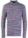 MISSONI check print polo shirt