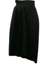 Balenciaga Gonna Fancy Pleated Skirt Da Donna In Nero In Black