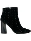 KENDALL + KYLIE TRONCHETTO EMBELLISHED ANKLE BOOTS