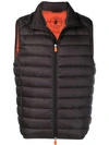 SAVE THE DUCK SAVE THE DUCK PADDED WAISTCOAT - BROWN