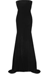 ALEX PERRY SUTTON STRAPLESS VELVET GOWN