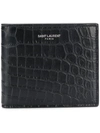 Saint Laurent East/west Wallet In Black