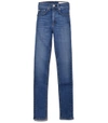 RAG & BONE Blue El High Rise Skinny Jeans,210000037435