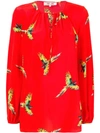 DIANE VON FURSTENBERG PARROT BLOUSE