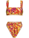 ADRIANA DEGREAS TROPICAL PRINT BIKINI