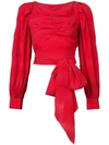 RACHEL COMEY RACHEL COMEY BOUNDS BLOUSE - RED