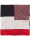 JOHN UNDERCOVER colour block scarf